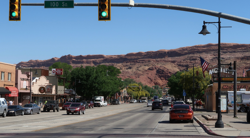 downtown moab street view