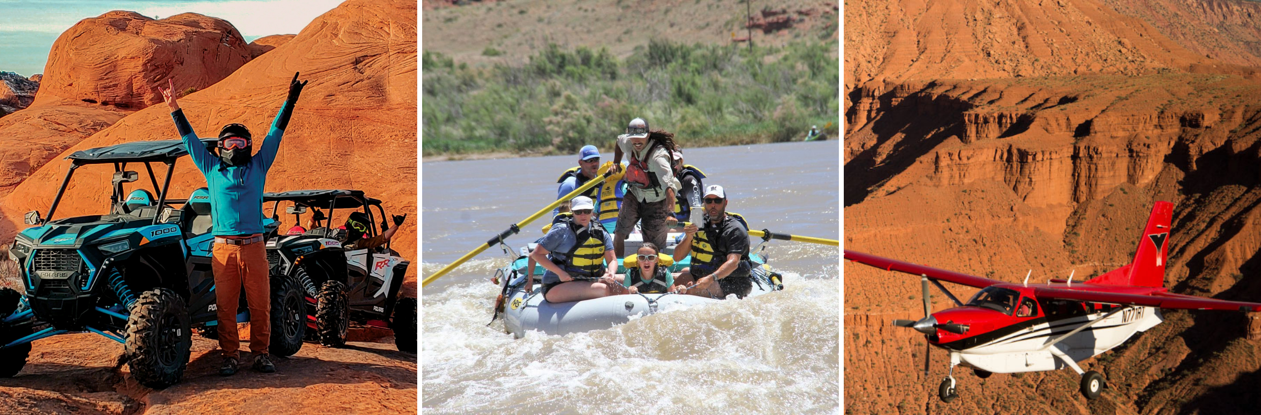 adventures in moab by atv whitewater raft and aircraft