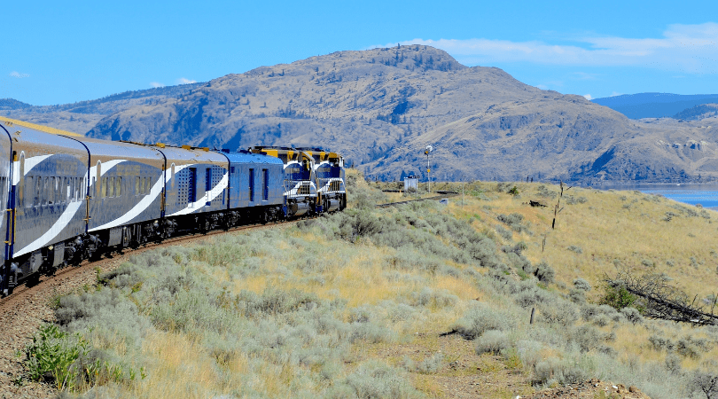 train going through moab