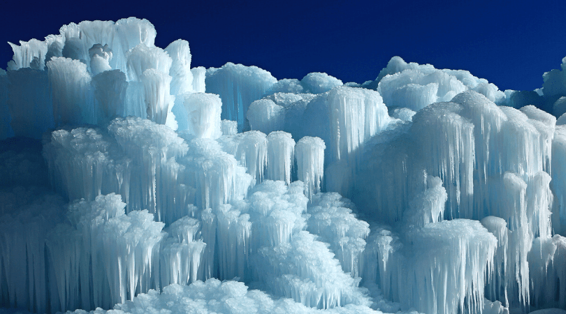 blue ice castle formations