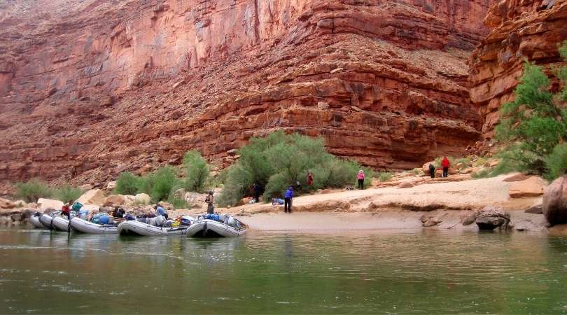 rafting on the colorado river